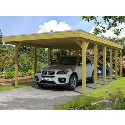 Skan Holz Carport Friesland 397 cm x 860 cm Skan Holz Carport Friesland 397 cm x 860 cm