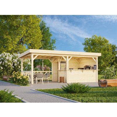 Palmako Pavillon Lenna Set 310 588 x 300 cm Lackiert Weiß FSC® Palmako Pavillon Lenna Set 310 588 x 300 cm Lackiert Weiß FSC®