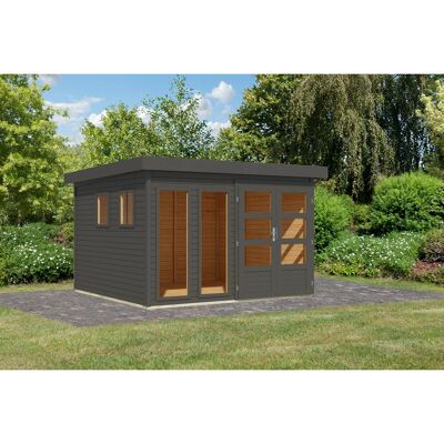 Karibu Gartenhaus Maradi 6 Rundum Terragrau 216 x 298 x 302 cm Karibu Gartenhaus Maradi 6 Rundum Terragrau 216 x 298 x 302 cm