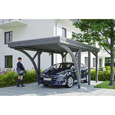 SKANHOLZ Friesland Set 6 Carport - Carport, Grau (dunkelgrau), 221cm, Einzel SKANHOLZ Friesland Set 6 Carport - Carport, Grau (dunkelgrau), 221cm, Einzel