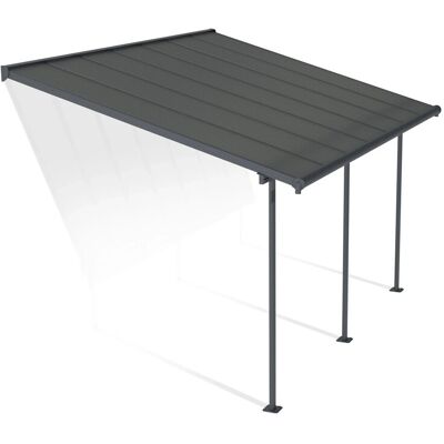 Palram Canopia Canopia Terrassenüberdachung Capri 425 cm x 300 cm Anthrazit Grau Palram Canopia Canopia Terrassenüberdachung Capri 425 cm x 300 cm Anthrazit Grau