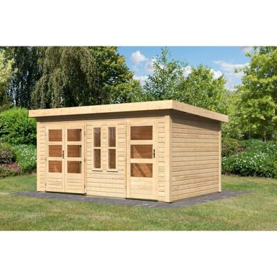 Karibu Holz-Gartenhaus Vänersborg - Unbehandelt 422 cm x 272 cm Karibu Holz-Gartenhaus Vänersborg - Unbehandelt 422 cm x 272 cm