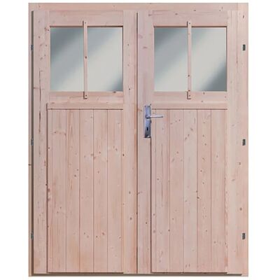 Karibu Zusatztür für Holz-Gartenhaus Kristiansund inkl. aller Beschläge Natur Karibu Zusatztür für Holz-Gartenhaus Kristiansund inkl. aller Beschläge Natur