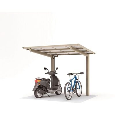 Ximax 76007 Aluminium Carport - Edelstahl-Look - 240cm H Ximax 76007 Aluminium Carport - Edelstahl-Look - 240cm H
