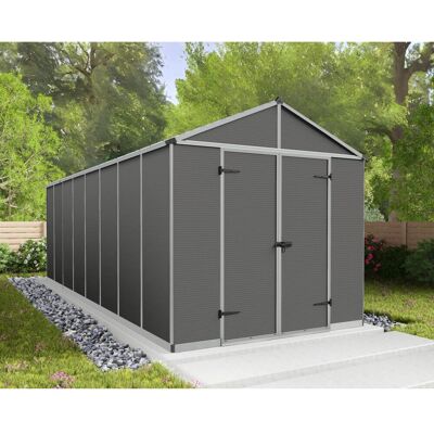 Canopia Gerätehaus Rubicon Aluminium grau 603 x 227 cm - Gerätehaus Canopia Gerätehaus Rubicon Aluminium grau 603 x 227 cm - Gerätehaus