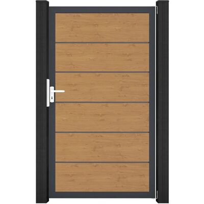 GroJa Tor 1-flg. Basicline Premium 100 cm x 180 cm Asteiche Natur Rahmen DB703 GroJa Tor 1-flg. Basicline Premium 100 cm x 180 cm Asteiche Natur Rahmen DB703