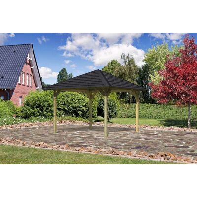 KARIBU Cordoba Pavillon - Wetterfester Gartenschutz KARIBU Cordoba Pavillon - Wetterfester Gartenschutz