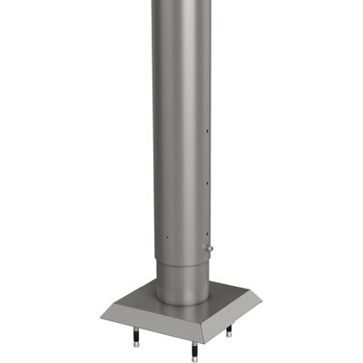Biohort Steher für Sichtschutz zum Andübeln 135 cm hvst. Quarzgrau-Metallic Biohort Steher für Sichtschutz zum Andübeln 135 cm hvst. Quarzgrau-Metallic
