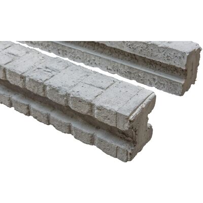 Beckers Betonzaun Betonzaun-Zwischenpfosten Klassik-Stein 245 cm Beckers Betonzaun Betonzaun-Zwischenpfosten Klassik-Stein 245 cm