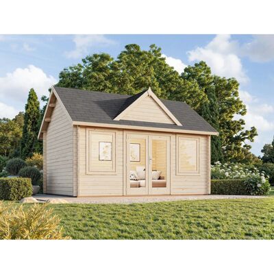 Palmako Gartenhaus Claudia 450 x 330 cm Tauchgrundiert Transparent FSC® Palmako Gartenhaus Claudia 450 x 330 cm Tauchgrundiert Transparent FSC®