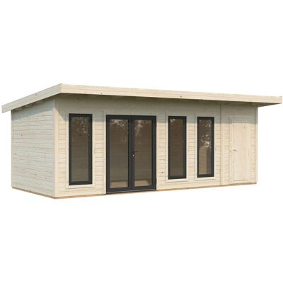 Palmako Holz-Gartenhaus Aurelia Pultdach Tauchgrundiert 670 cm x 300 cm 19,2 m² Palmako Holz-Gartenhaus Aurelia Pultdach Tauchgrundiert 670 cm x 300 cm 19,2 m²