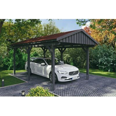 SKANHOLZ Fichtelberg Carport - Wetterfest Giebel - Für 1 Fahrzeug SKANHOLZ Fichtelberg Carport - Wetterfest Giebel - Für 1 Fahrzeug