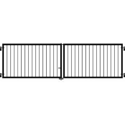 Plus Doppeltor Basic 300 cm x 85 cm Schwarz Plus Doppeltor Basic 300 cm x 85 cm Schwarz