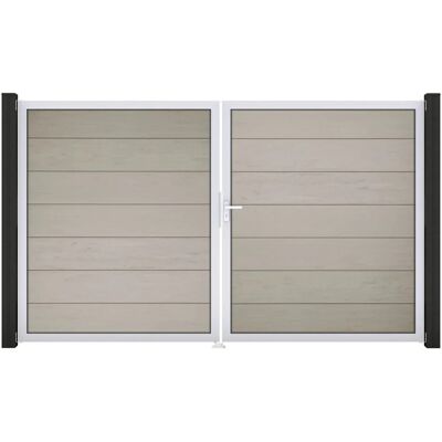 GroJa Steckzaun Tor Grande DIN Rechts EV1 Bi-Color Sand GroJa Steckzaun Tor Grande DIN Rechts EV1 Bi-Color Sand