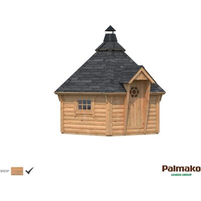 Palmako Grillkota Eva BxT: 376 cm x 326 cm Braun tauchgrundiert Palmako Grillkota Eva BxT: 376 cm x 326 cm Braun tauchgrundiert