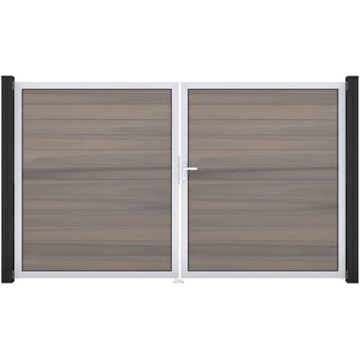 GroJa Solid Steckzaun Tor DIN Rechts EV1 Bi-Color Sand GroJa Solid Steckzaun Tor DIN Rechts EV1 Bi-Color Sand