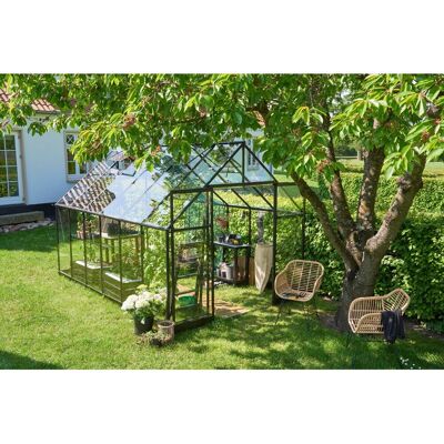 Halls Qube+ Gewächshaus 8x12 - Gartenhaus Halls Qube+ Gewächshaus 8x12 - Gartenhaus
