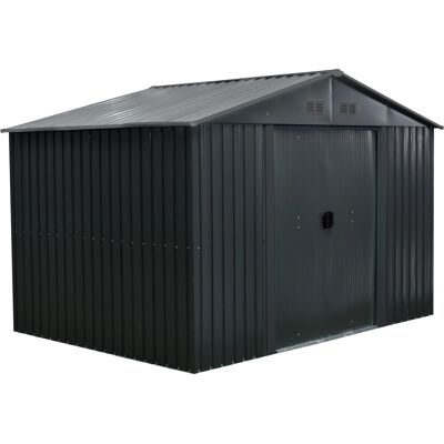 Floraworld Stahlschrank für Garten - Wetterfestes Doppelhaus Floraworld Stahlschrank für Garten - Wetterfestes Doppelhaus