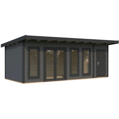 Palmako Holz-Gartenhaus Aurelia Pultdach Lackiert 670 cm x 300 cm 19,2 m² Palmako Holz-Gartenhaus Aurelia Pultdach Lackiert 670 cm x 300 cm 19,2 m²