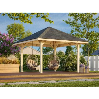 Palmako Pavillon Bianca 300 x 300 cm Lackiert Weiß FSC® Palmako Pavillon Bianca 300 x 300 cm Lackiert Weiß FSC®