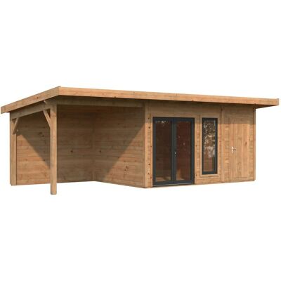 Palmako Holz-Gartenhaus Aurelia Pultdach Tauchgrundiert 739 cm x 300 cm 20,3 m² Palmako Holz-Gartenhaus Aurelia Pultdach Tauchgrundiert 739 cm x 300 cm 20,3 m²