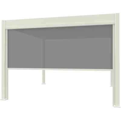 Weide Sonnenrollo für Weide Pergola, weiß Weide Sonnenrollo für Weide Pergola, weiß