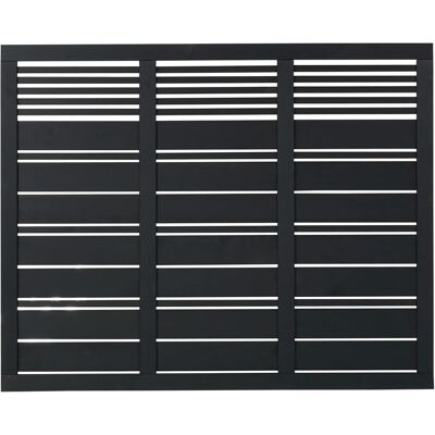Plus Holz Sichtschutzzaun Silence Nadelholz Schwarz 176 cm x 140 cm Plus Holz Sichtschutzzaun Silence Nadelholz Schwarz 176 cm x 140 cm