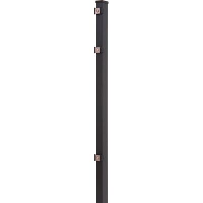 PEDDY SHIELD Zaunpfosten - 170cm Anthrazit - Wetterfester Stahl PEDDY SHIELD Zaunpfosten - 170cm Anthrazit - Wetterfester Stahl