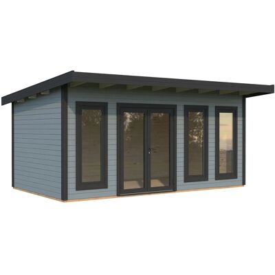 Palmako Holz-Gartenhaus Aurelia Pultdach Lackiert 530 cm x 300 cm 15,2 m² Palmako Holz-Gartenhaus Aurelia Pultdach Lackiert 530 cm x 300 cm 15,2 m²