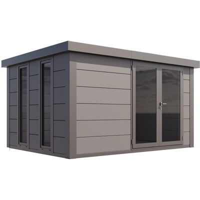 Telluria Gerätehaus Luminato 3930 Hellgrau 388 cm x 298 cm Telluria Gerätehaus Luminato 3930 Hellgrau 388 cm x 298 cm