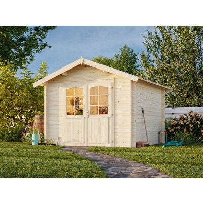 PALMAKO - Lotta - dunkelgrau - 330x330 cm - Gartenhaus PALMAKO - Lotta - dunkelgrau - 330x330 cm - Gartenhaus