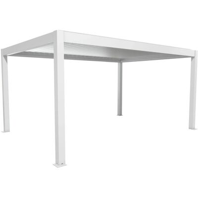 Biohort Pergola 5 m x 3,5 m Weiß/Silber-Metallic Biohort Pergola 5 m x 3,5 m Weiß/Silber-Metallic
