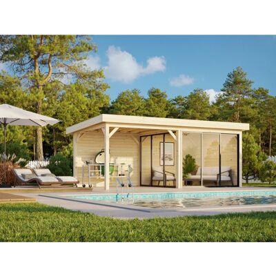 Palmako Pavillon Lenna Set 705 Slide Plus 588 x 300 cm Lackiert Weiß FSC® Palmako Pavillon Lenna Set 705 Slide Plus 588 x 300 cm Lackiert Weiß FSC®