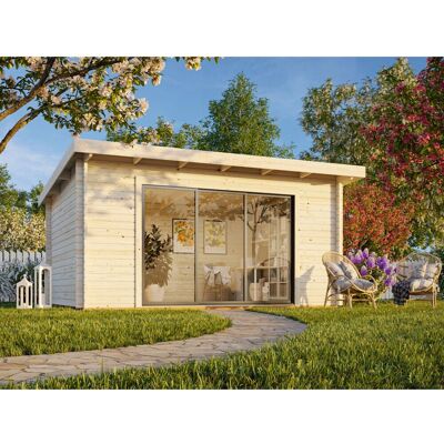 PALMAKO - Lea Slide - Grau - 450x330x244 cm - Gartenhaus PALMAKO - Lea Slide - Grau - 450x330x244 cm - Gartenhaus