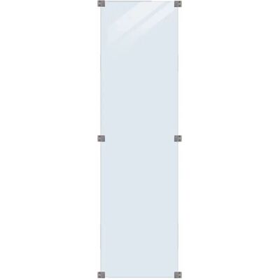 Plus Glaszaun Element klar 55,4 cm x 176 cm Plus Glaszaun Element klar 55,4 cm x 176 cm