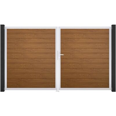 GroJa Tor 2-flg. Basicline Schmal Golden Oak EV1 306 cm x 180 cm DIN Rechts GroJa Tor 2-flg. Basicline Schmal Golden Oak EV1 306 cm x 180 cm DIN Rechts