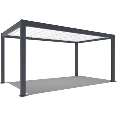 WeideㅤCarport, Aluminium Pergola, 3 x 5,3 M, Garage anthrazitㅤ WeideㅤCarport, Aluminium Pergola, 3 x 5,3 M, Garage anthrazitㅤ