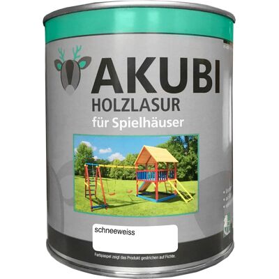 Karibu Holzlasur für Spielhäuser Schneeweiß 750 ml Karibu Holzlasur für Spielhäuser Schneeweiß 750 ml
