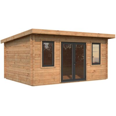 Palmako Holz-Gartenhaus Lisandra Pultdach Tauchgrundiert 470 cm x 350 cm Palmako Holz-Gartenhaus Lisandra Pultdach Tauchgrundiert 470 cm x 350 cm