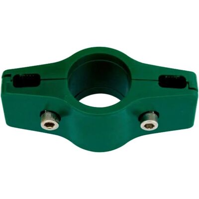 Doppelverbinder für Einstabmattenzaun Grün 34 mm Doppelverbinder für Einstabmattenzaun Grün 34 mm