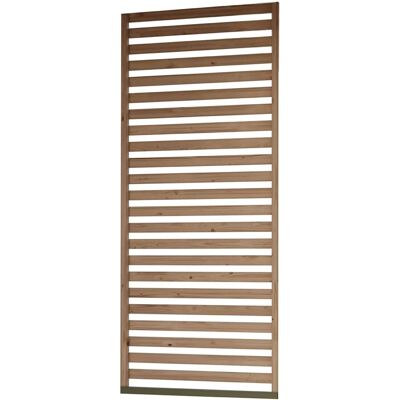 Karibu Seitenwand Lamellen Optik für Pavillon Kvadrat 231 cm x 115 cm Natur Karibu Seitenwand Lamellen Optik für Pavillon Kvadrat 231 cm x 115 cm Natur