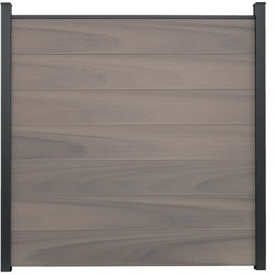 GroJa Solid Grande Steckzaunsystem 180 x 180 cm Bi-Color Braun GroJa Solid Grande Steckzaunsystem 180 x 180 cm Bi-Color Braun