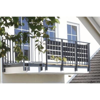 Dieda Linus Glasscheibe Füllung Solarzelle Aluminium 100 cm x 100 cm Anthrazit Dieda Linus Glasscheibe Füllung Solarzelle Aluminium 100 cm x 100 cm Anthrazit