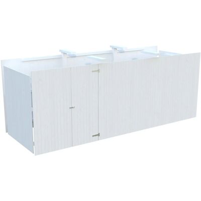 Palmako Geräteraum für Carport 555 x 732 cm Lackiert Weiß FSC® Palmako Geräteraum für Carport 555 x 732 cm Lackiert Weiß FSC®