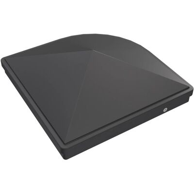 GroJa Pfostenkappe Premium für variable Pfosten 9 cm x 9 cm Anthrazit GroJa Pfostenkappe Premium für variable Pfosten 9 cm x 9 cm Anthrazit