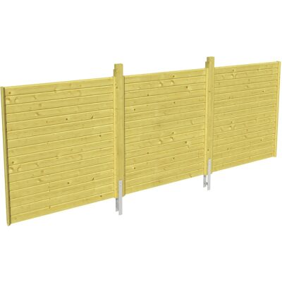 Skan Holz Rückwand Profilschalung 550 x 200 cm Grün imprägniert Skan Holz Rückwand Profilschalung 550 x 200 cm Grün imprägniert