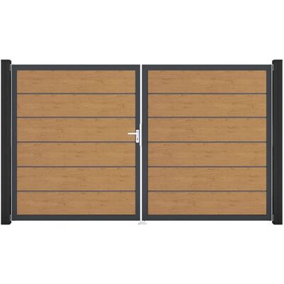 GroJa Tor 2-flg. Basicline Premium Asteiche Natur 306 cm x 180 cm DIN Links GroJa Tor 2-flg. Basicline Premium Asteiche Natur 306 cm x 180 cm DIN Links