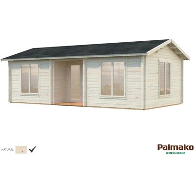Palmako Anna Holz-Gartenhaus Natur Satteldach Unbehandelt 790 cm x 400 cm Palmako Anna Holz-Gartenhaus Natur Satteldach Unbehandelt 790 cm x 400 cm