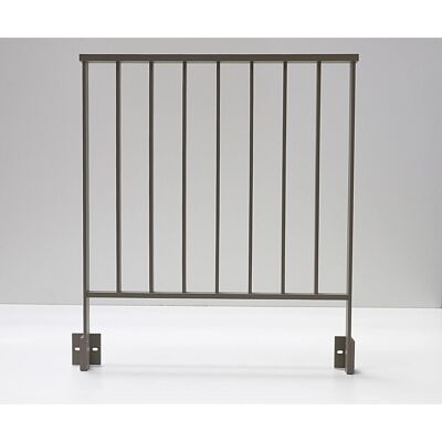 Dieda Geländer-Set Linus Taupe Aluminium 1.160 mm x 1.000 mm Dieda Geländer-Set Linus Taupe Aluminium 1.160 mm x 1.000 mm
