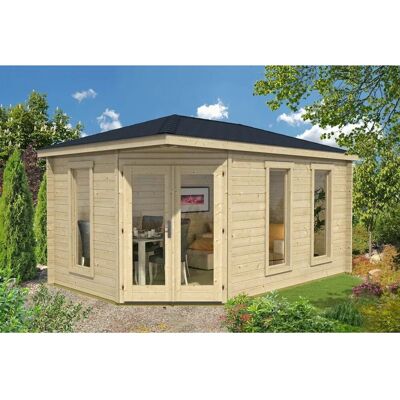 Alpholz - Lido-40 - 442x302 cm - 40 mm - Gartenhaus Alpholz - Lido-40 - 442x302 cm - 40 mm - Gartenhaus